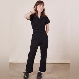 Big Bud Press Short Sleeve Jumpsuit XS Petite — Black